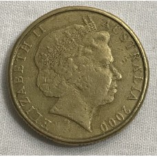 AUSTRALIA 2000 . ONE 1 DOLLAR COIN . NOT A MULE . LOW MINTAGE